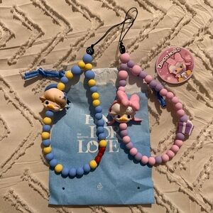 Pop Mart “Dimoo Mickey and Friends” Donald and Daisy  Phone Lanyard